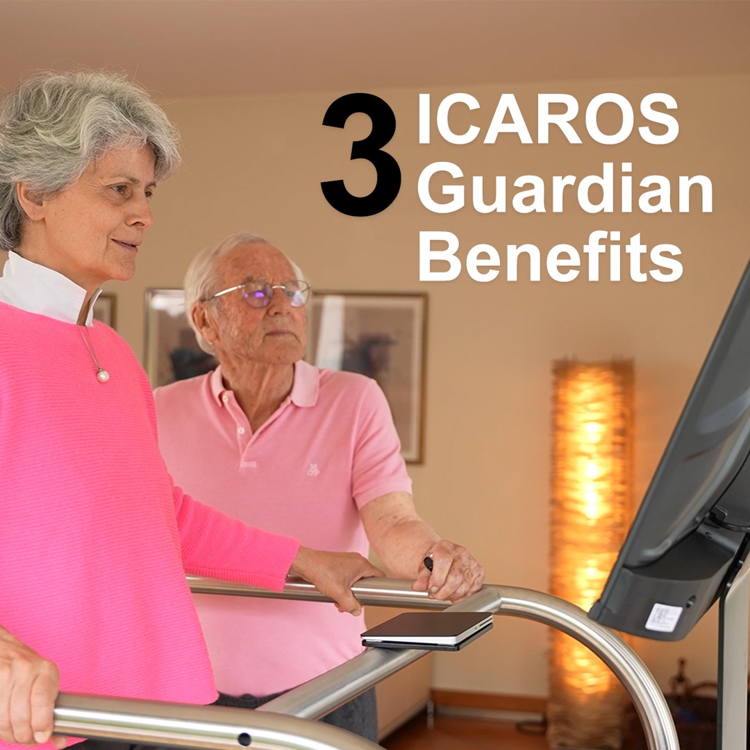 🌟 ICAROS Guardian: Stay Active and Strong in Your Golden Years! 🌟

Our ICAROS Guardian System offers significant benefits for the mobility and cognition of older adults. 🚶‍♀️🧠 Research has shown these effects:

1️⃣ Improved Mobility &amp; Leg Strength – Supporting a more active lifestyle as you age.
2️⃣ Significant Cognitive Boost – Stay mentally sharp and focused.
3️⃣ Enhanced Dual-Task Walking Performance 

Discover how ICAROS Guardian helps promote physical and mental well-being, empowering you to lead an active and independent life. 💪👵👴

#ICAROSGuardian #ActiveAging #Mobility #CognitiveHealth #HealthyAging #Movement #SeniorWellness #InnovationForSeniors #DualTaskPerformance