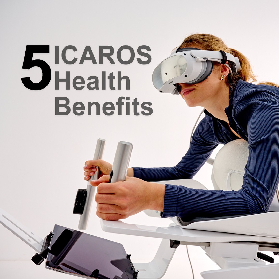 ✨ Transform Your Workouts with ICAROS Health! ✨

Our innovative workouts offer amazing benefits for both exercise and rehab! 💪 Backed by research from top universities, here’s why ICAROS Health is a game-changer:

1️⃣ Relieve Lower Back Pain – Reduces or even eliminates discomfort.
2️⃣ Double the Muscle Activation – Twice as effective as half-planks on a mat!
3️⃣ Burn More Calories 🔥 – 30% higher calorie burn compared to regular kneeling planks.
4️⃣ Boost Motivation – Encourages continued sports activity, even after rehab.
5️⃣ Low-Intensity Cardio – Enjoy a light cardio session at around 108 bpm. 🏃‍♂️❤️

Discover the future of fitness and rehab with ICAROS Health. Let’s get moving! 🚀

#ICAROSHealth #FitnessInnovation #RehabWorkouts #BackPainRelief #Cardio #MuscleActivation #FitLife #CalorieBurn #MotivationBoost